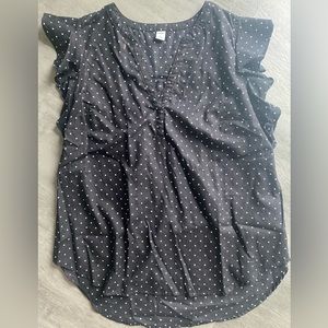 Old Navy Polka Dot Blouse